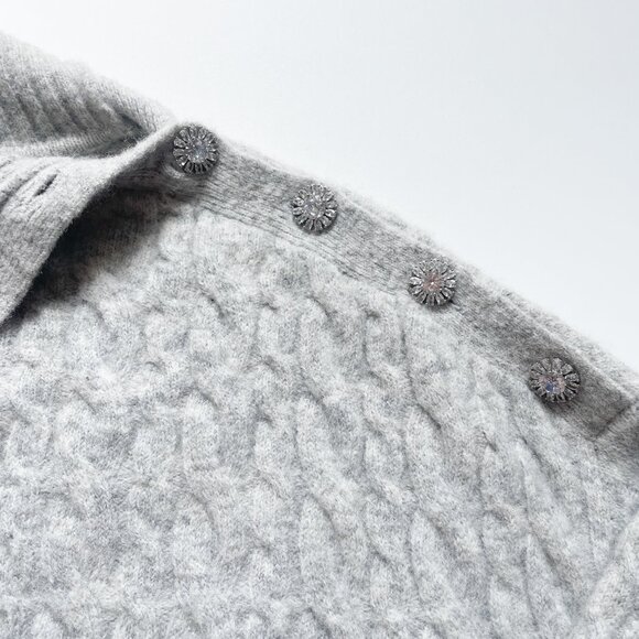 Retrofete Waverly Sweater Dress Stone Grey Size Medium NEW NWT - Picture 5 of 10